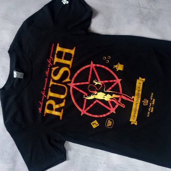 RUSH Canadian Golden Ale Beer T-Shirt - Picture 2 of 5